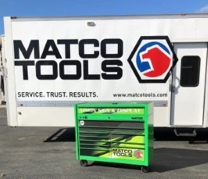 Matco-tools-trailer-with-custom-vinyl-wrap-with-logo
